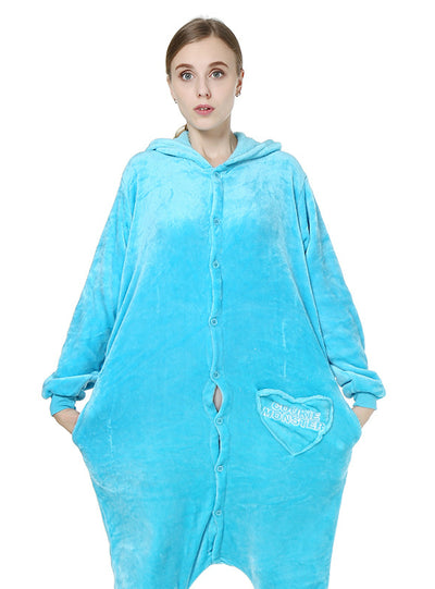 Flannel Cartoon Animal Conjoined Sesame For Men Women