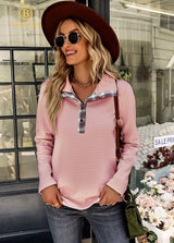 Women's Winter Stitching Top