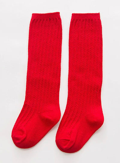 Kids Long Socks Knee High toddler Girls Boot 