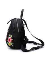 Flower Embroidery Rhinestone 3D Dragonfly Shoulder Bag 