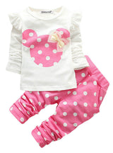 Baby Girls Clothes Set T-shirt+Pants Outfits Kids 