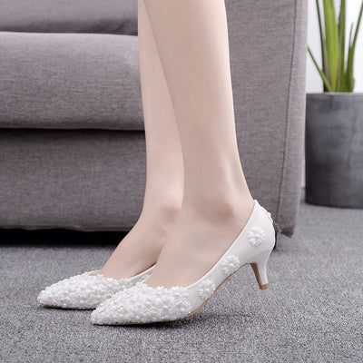 Lace Stiletto Heels High Heels Shoes