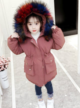 Middle Long Coat Thickened Cotton-Padded Jacket