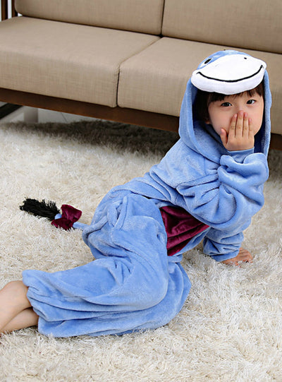 Christmas Pajamas Kids Donkey Children's Onesie