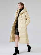 White Duck Down Loose Winter Warm Coat