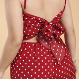 Women's Wave Point Nine-point Wide-leg Pants