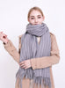Plaid Scarf Women's Neck Thickened Shawl