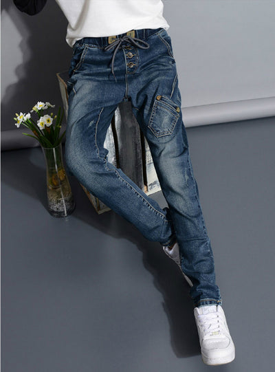 Boyfriend Harem Jeans for Women Skinny Jeans 