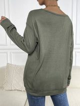 Women High Elastic Knitted Top