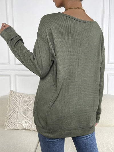 Women High Elastic Knitted Top