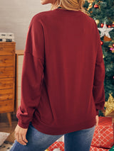 Christmas Element Knit Top T-Shirt