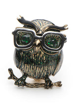 Owl Brooches For Women Metal Bird