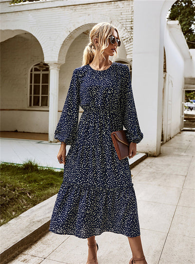 Long Sleeve Ruched Womens Clothes Party Ladies Dresses