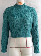 Round Neck Twist Coat Sweater