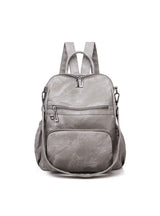 Zipper Bucket Three-dimensional Bag Backpack