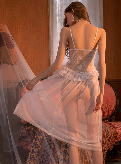 Yarn Court Wind Perspective Suit Nightdress