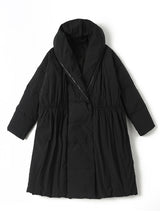 Long Thick Two-wearing Hooded Coat