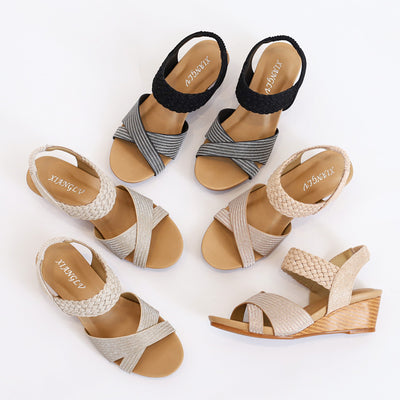 Woven Wedges Summer Roman Sandals