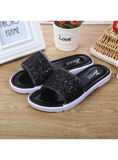 Casual Sandals Slipper Sequins Beach Flat 
