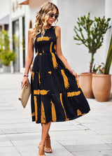 Summer Printed Sleeveless Dress