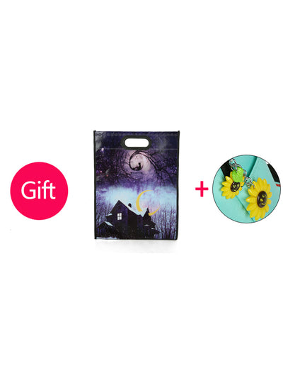 5 Pcs/set Women Backpacks Cute Cat School Bags 