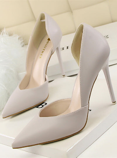 Ultra-high Heel Shallow Mouth Pointed Shoes
