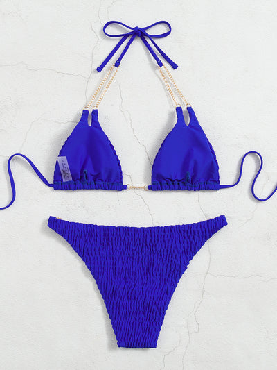 Chain Sexy Cable Backless Bikini