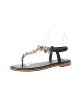 Roman Bohemian Rhinestone Sandals