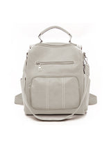 Fashion Retro Zipper Backpack