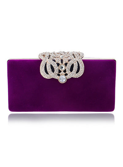 Clutch Crown Rhinestones Evening Bags
