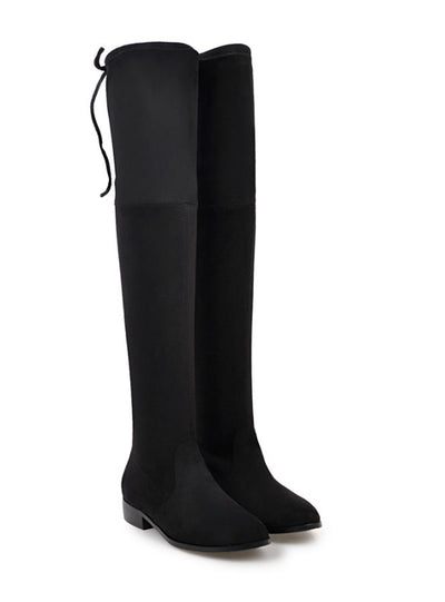 Shoes Square Low Heel Women Over The Knee Boots 