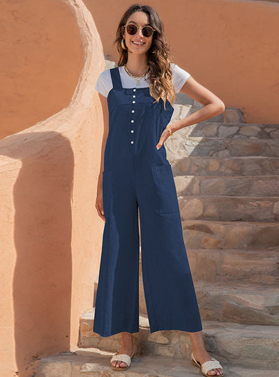 Women Retro Wide-leg Pants