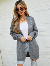 Loose Long Twist Cardigan Sweater