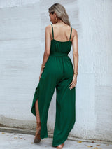 Casual Sling V-neck Jumpsuit