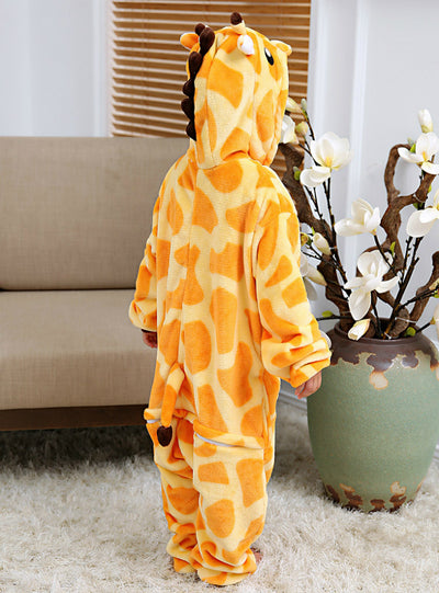 Christmas Pajamas Kids Children's Onesie Giraffe