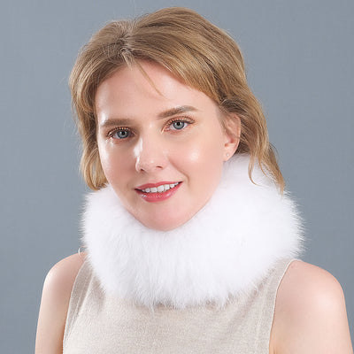 Fox Fur Collar Female Fur Keeps Warm Winter