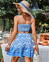 Porcelain Printed Leisure Suit