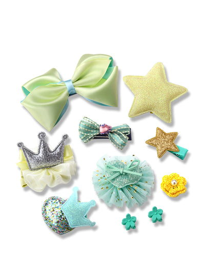 1 set=10pcs Sweet Hairpins Girls Hair Accessories 