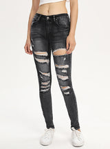 Slim-fit Personality Broken Pencil Pants