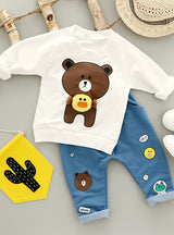O-Neck full Sleeve with Bear Print Baby