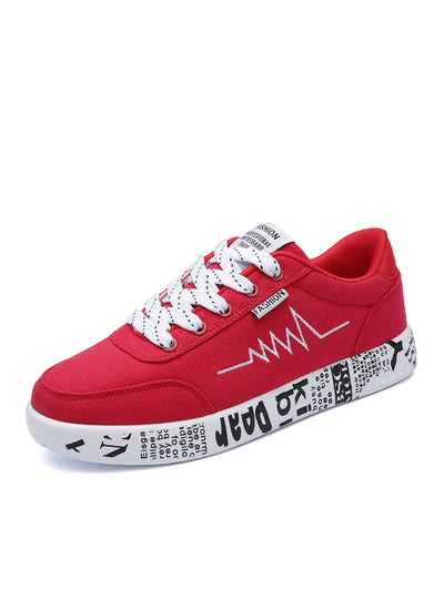 Sneakers Ladies Lace-up Casual Shoes Breathable Walking 