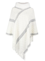 Women's Cape Fur Collar Tassel Coat