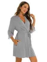 Knitted Cotton Loose Nightgown