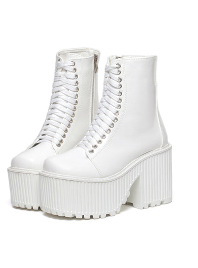 Women Boots Platform Shoes Punk Rock Martin Boots