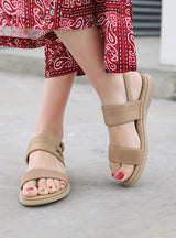 Casual Beach Sandals With Buckles