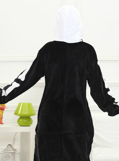 Skull Costume Pyjama Anime Warm Sleepwear 