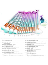 15pcs Professional Makeup Brushes Set Powder