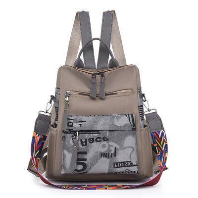Printed Oxford Outdoor Backpack