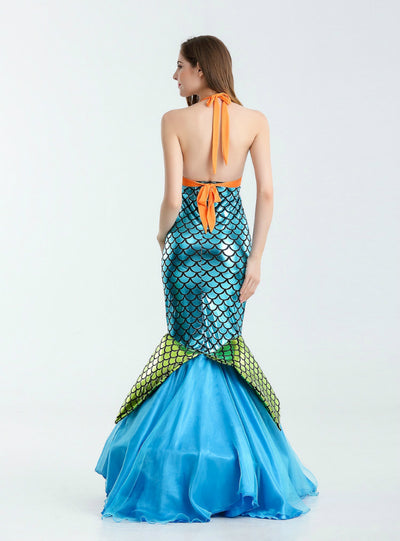 Mermaid Costume Cosplay Halloween Dress