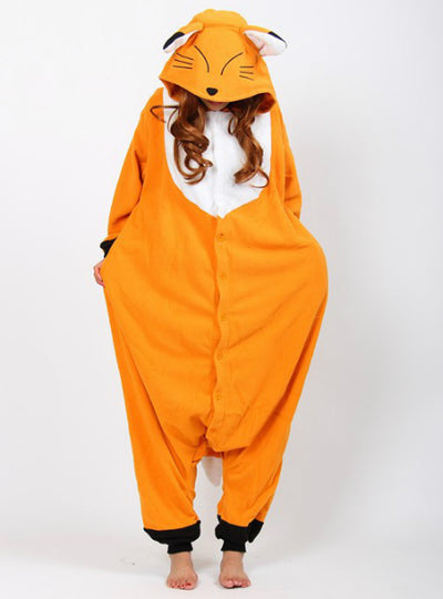 Fox Animal Cosplay Pajamas Onesie Women Sleepwear